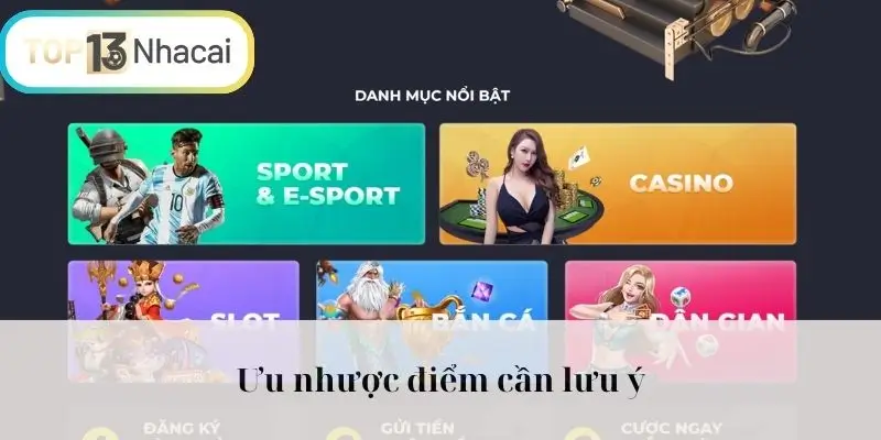 Ưu nhược điểm cần lưu ý